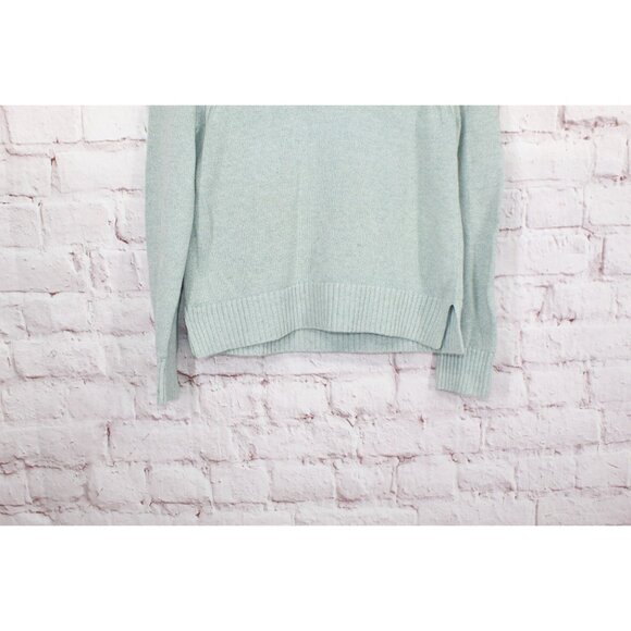 LL Bean Mint Green Cotton Blend Pullover Sweater Size S - Picture 3 of 9
